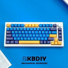 GM67기계식키보드 블루투스 게이밍 KBDiy GMK 노틸러스 키캡 체리 프로필 더블 샷 PBT 7u 172 키 세트 기계식 키보드 GMK67 K500 GK용 커스텀 DIY
