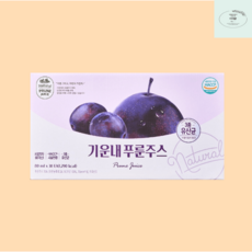 기운내 푸룬 주스 3종 유산균 80ml x 30팩 건강즙 부모님 선물 어버이날, 2.4L, 1개