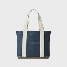 아이띵소 PEACH CANVAS BAG (Navy) 피치 캔버스 백