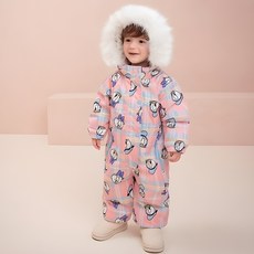 밀크마일 아동용 디즈니 베이비 도날드 데이지 뉴신나는 방한스키슈트 크마일 디즈니 아동용 베이비 도날드 데이지 뉴신나는 방한스키슈트