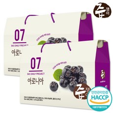 [K쇼핑]즙쟁이 아로니아즙 2박스 60포, 상세페이지참조, 소