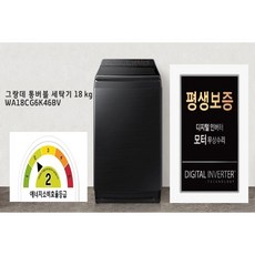 삼성 그랑데 통버블 세탁기 18kg [WA18CG6K46BV] 폐가전무료 PL