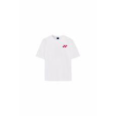 요넥스 배드민턴 오버핏 남녀공용 반팔티셔츠 화이트 241TS045U