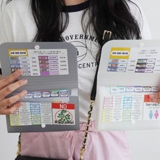 동남아 여행 필수품 바트 동지갑 만들기 DIY 키트 포켓 페소 베트남 필리핀 태국, 태국 바트 스티커