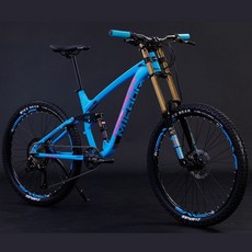 경륜 픽시 자전거 성인용 소프트 테일 산악 프레임 11 단 더블 댐핑 DH 유압 브레이크 26 인치, 6.3 - 27.5x17 inch - RX11pro K