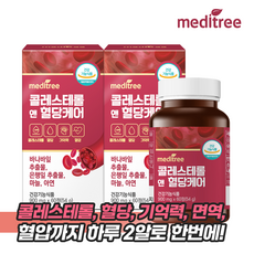 메디트리 콜레스테롤 앤 혈당케어 2박스