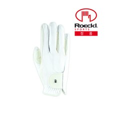 [Roeckl Sports] ROECK-GRIP LITE 뢰클 성인 승마장갑, 7, WHITE, 1개