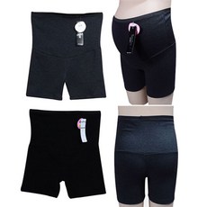 (스킨센스)기모 쫄바지 임부 복대형 3부 속바지