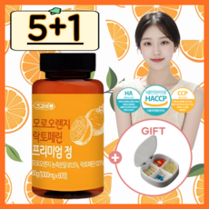 퓨어엘릭서 모로오렌지 락토페린 815mg함유 모로실 1000mg 2개월분 피쉬콜라겐 안토시아닌 헤스페리딘 다이어트, 6개, 60정