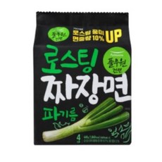 풀무원 로스팅 짜장 파기름 라면 4p, 24개