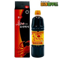 [미래웰푸드] 홍일식품 홍일점 선물용-홍게 맛장 소스(골드) 900ml/맛간장 만능요리, 1개, 900ml