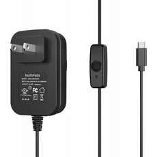 노스파다 라즈베리 파이 400 라즈베리 파이 4 모델 B 8GB 2GB KIT 전원 공급 장치 AC 어댑터 5V 3A PSU U, 단일상품