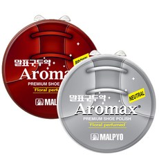말표 구두약 캔 40g (블랙/브라운/뉴트럴) 1+1, 1세트, 브라운+뉴트럴