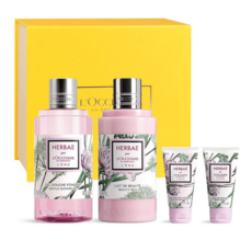 록시땅 에르베 로 샤워젤 밀크 세트, 샤워젤+로션