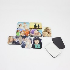 플로터 15 개 몫 승화 빈 DIY 냉장고 자석 나무 직사각형 MDF 냉장고 스티커 크리 에이 티브 자석 생일 선물, 중국