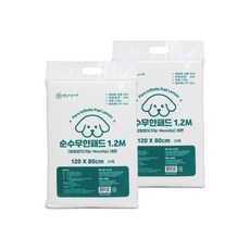  순수 논슬립 강아지 무한패드 레몬향, 2개, 20개입 