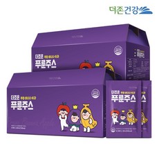더조은 푸룬 바나나 사과 푸룬주스 80ml 30팩 2박스, 2.4L