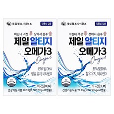 제일약품 알티지오메가3 1 302.2mg x 60캡슐, 60정, 2개