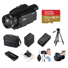소니코리아 정품 엔드급 4K 캠코더 FDR-AX700 / 도우리, FDR-AX700+512G 끝판왕패키지