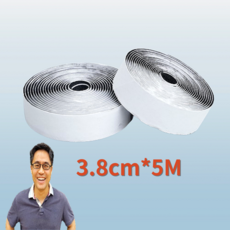 3초쿨 투명 방풍비닐 커튼(10미터 로프제공) 벨크로테이프, 벨크로3.8cm*5M, 1개