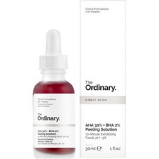 일본직발송 6. The Ordinary AHA 30 % 25 % 2b BHA 2 % 25 Peeling Solution 30ml B071D4D5DT, 1개