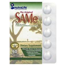 NutraLife Original SAMe™ 400mg 장용성 정제 60정(정당 200mg), NutraLife Original SAMe™ 40..., 1개, 60정