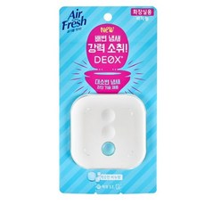에어후레쉬 데옥스 화장실용 비치형 방향제 깨끗한 비누향 2p, 12ml, 7개, CLEAN SOAP/비누향