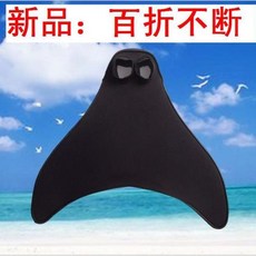 물고기 꼬리 인어꼬리 블랙 오리발 양발 코스프레 용품, 02 어린이