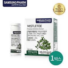 백년 미슬토 겨우살이 미슬토렉틴 추출물 정 600mg x 28정 1박스, 단품, 1개