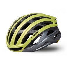 (관부가세포함) 자전거헬멧 Specialized Lightning S-Works Prevail II MIPS Mens Bike Riding Helmet-585883635555, 밝은 녹색 / 차콜 재S