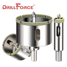 코아 드릴 드릴날 코어 비트 Drillforce 16 100mm 구멍은 센터 비트와 Mable 세라믹 유리에 오프너 절단 보았다, 18mm, 1개