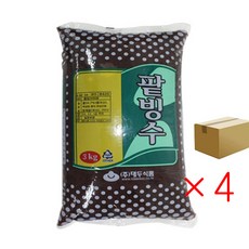 화과방 대두식품 팥빙수팥 팥앙금 3kg 4개 박스상품