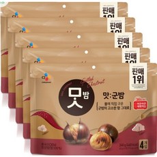 CJ맛밤 맛군밤 60g x 4개 x 5팩 (총20봉지), 맛군밤 20개(60g *4개*5봉지)