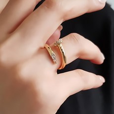 까르못스타일 반지 팔찌 세트