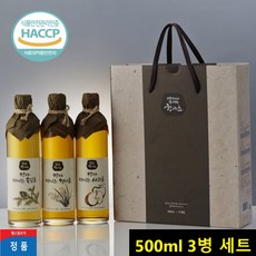 발효식초 마시는식초 사과초 솔잎초 현미초 명절선물세트 식약처인증 적극추천, 3개, 500ml