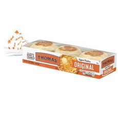 토마스 잉글리쉬 머핀 오리지널 6개입 Thomas' Regular English Muffins - 13oz/6ct, 6개, 369g