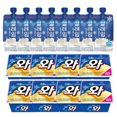 설레임 밀크쉐이크 x8 + 와 바닐라 x8, 1세트, 2.8L