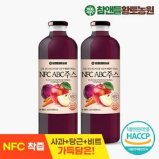 참앤들황토농원 더 진한 NFC 100% 석류즙, 1L, 6개