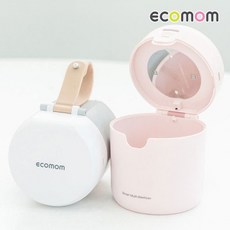 다용도젖병살균기 에코맘레이 ECO-203 휴대용 살균전용 (88x83x103), 실버