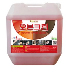 오븐 후드 그릴 불판 기름때 제거 제거제 세제 18.75L 찌든때 석쇠 크리너 클리너 말통 세척 세정 업소용 식당 치킨집 바베큐 고기집 묵은때 때 대용량 세정제 세척제 청소, 1개