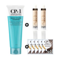 CP-1 스타일링 샴푸 250ml+CP-1 프리미엄 헤어트리트먼트25mlx2+실크앰플파우치5ml 5매, 1개