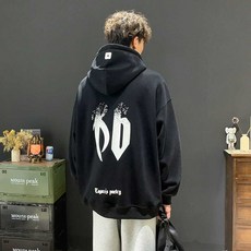 오버핏 후드티 모자큰 데일리 포인트 빅사이즈