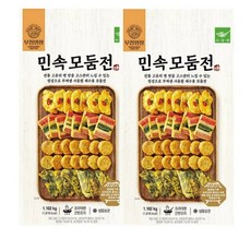 코스트코 사옹원 모둠전 1102G (4종) 아이스박스 아이스팩포장 /냉동식품, 2개, 1kg