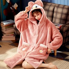 커플잠옷 도날드덕 데이지 커플용품 잠옷 가을겨울 계절산호 융길이 타입추가 두꺼운기모
