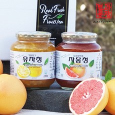 [견과공장] 겨울향기 유자청 1kg + 달콤쌉싸롬 자몽청 950g, 선택완료, 선택완료, 단품없음, 1세트, 상세 설명 참조, 1개입