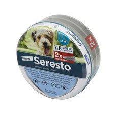 [프랑스내수용] 세레스토 진드기 방지 목걸이 강아지 38cm (8kg 미만 소형견) 더블팩