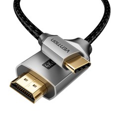 벤션 직조 울트라 4K 60Hz C타입 HDMI 2.0 미러링 케이블 CRB, 1.5m, 1개