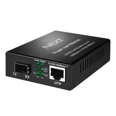 [이지넷유비쿼터스] 이지넷 NEXT-2001POE-SFP 광컨버터 [1000Mbps/SFP/멀티or싱글/PoE]