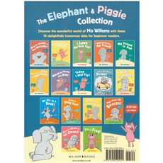 [유아 영어 원서] 영국판 Mo Willems의 Elephant and Piggie Series 16권 세트 (코끼리와 꿀꿀이)