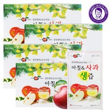 [김재식헬스푸드] NFC 아침앤사과생즙 100ml 120팩(30팩 4박스)